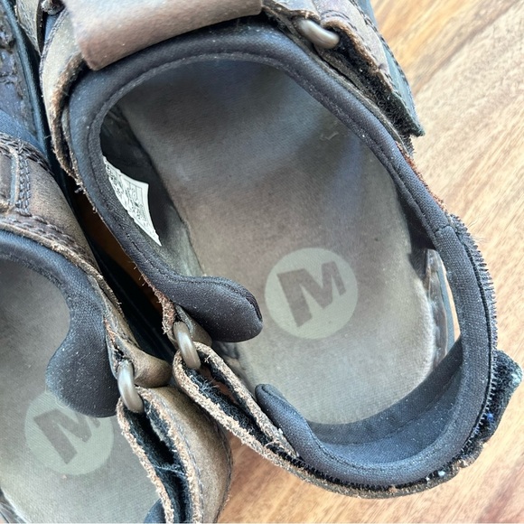 Merrell men’s leather sandals World Midway Bracken - Picture 10 of 10